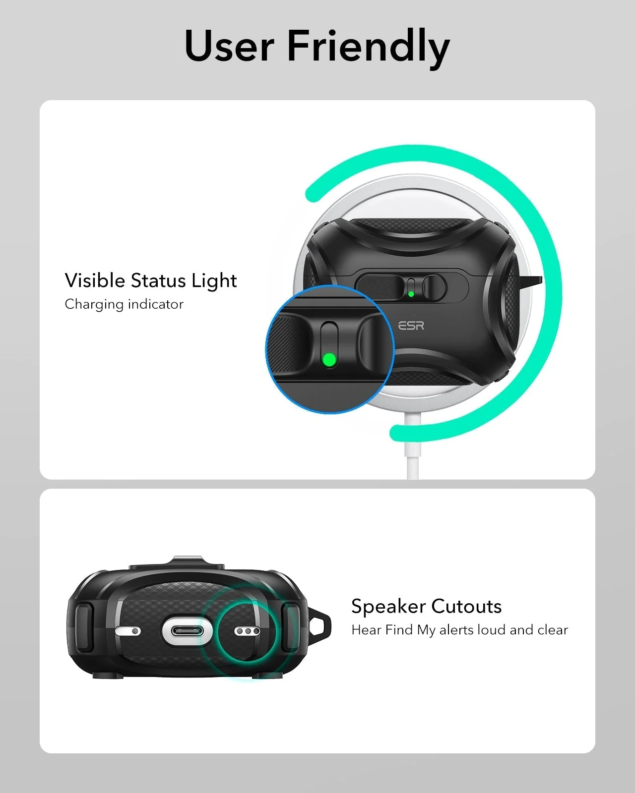 25W CryoBoost Foldable 3-in-1 Magnetic Charger and AirPods Pro 3 Cyber FlickLock Case Bundle– EU Plug-Black - Image 14