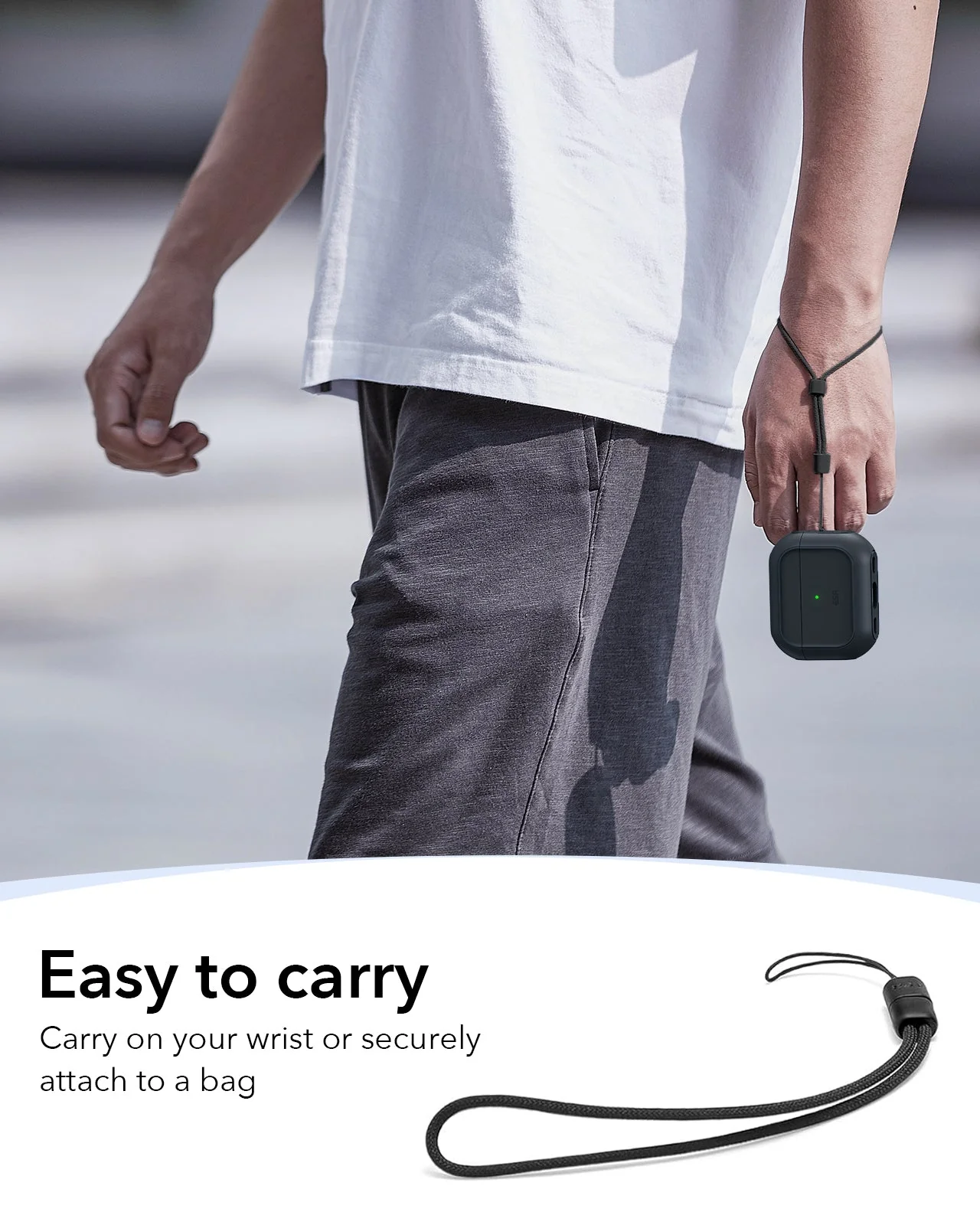 AirPods Pro 3 Orbit Hybrid Magnetic Case - Black - Image 8
