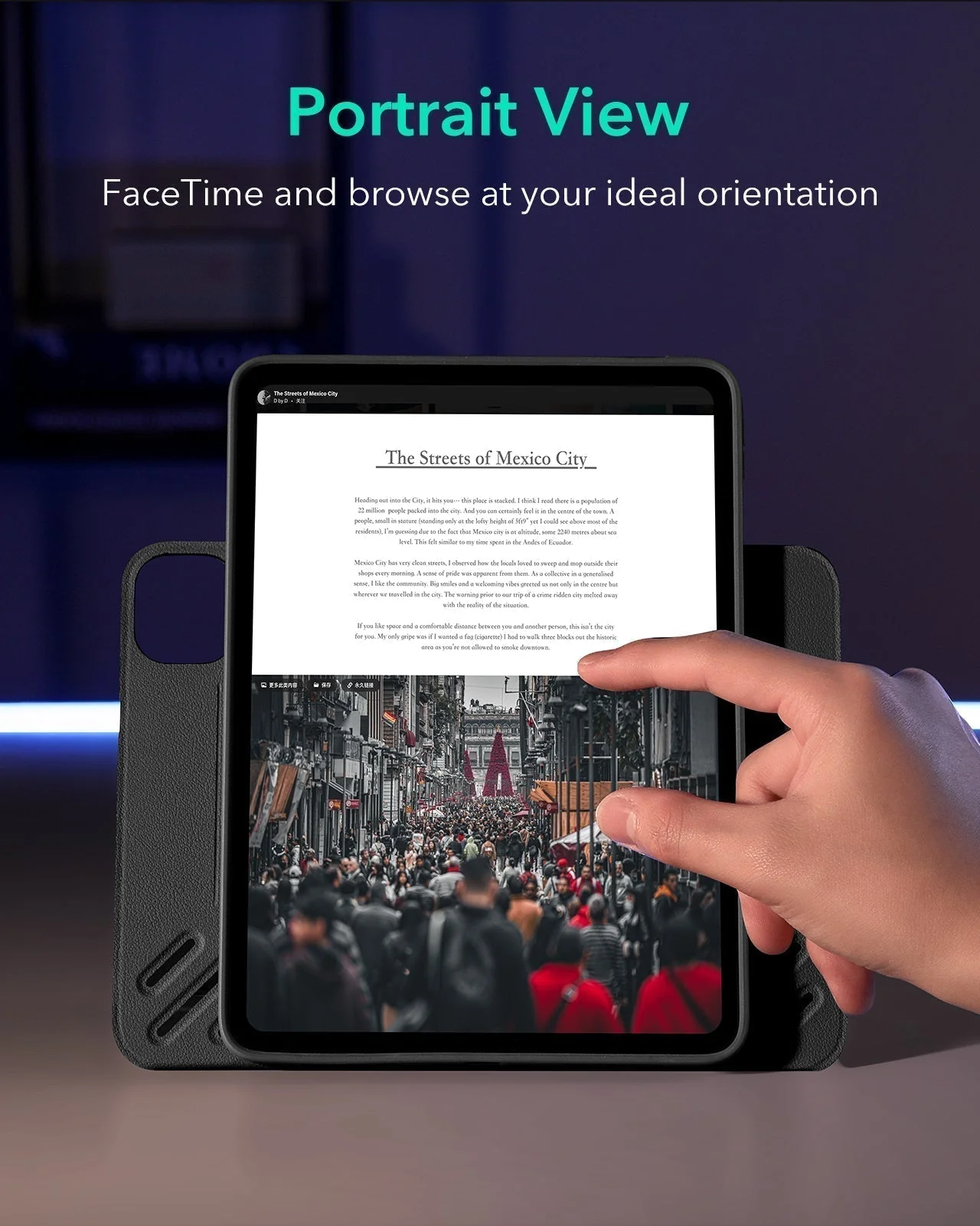iPad Pro 11ʺ (2024) Shift Magnetic Case - Red - Image 5