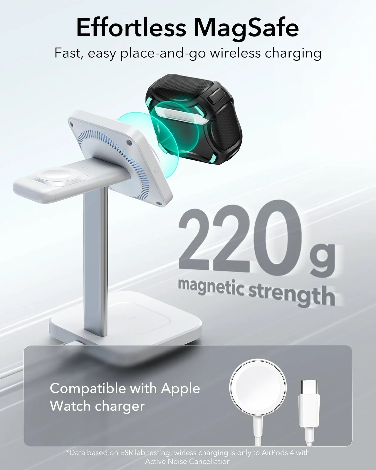 Cyber FlickLock Everyday-Carry Bundle for AirPods 4 - Silver - Image 7