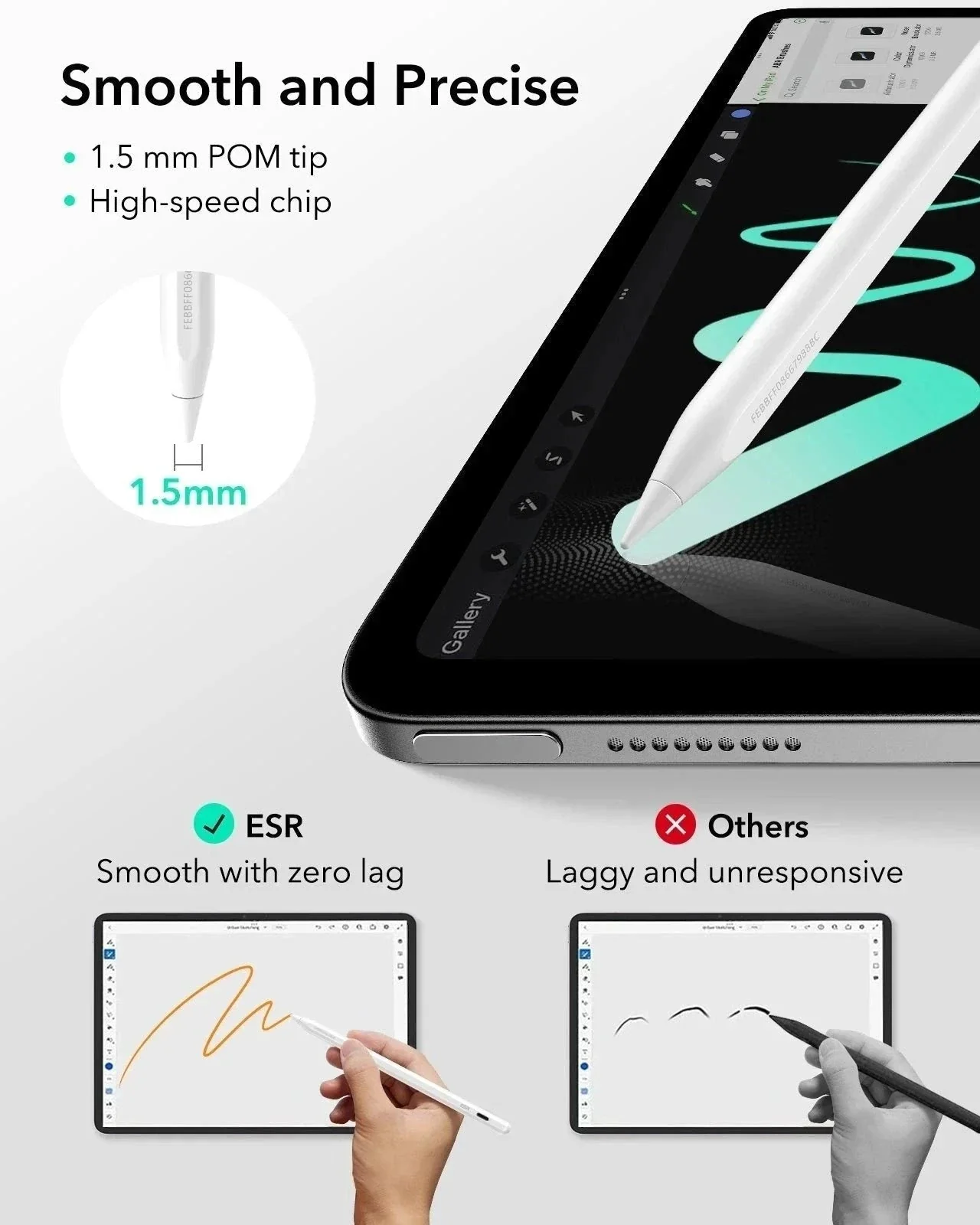 Geo Digital Pencil with Built-in Find My - Black - Image 9