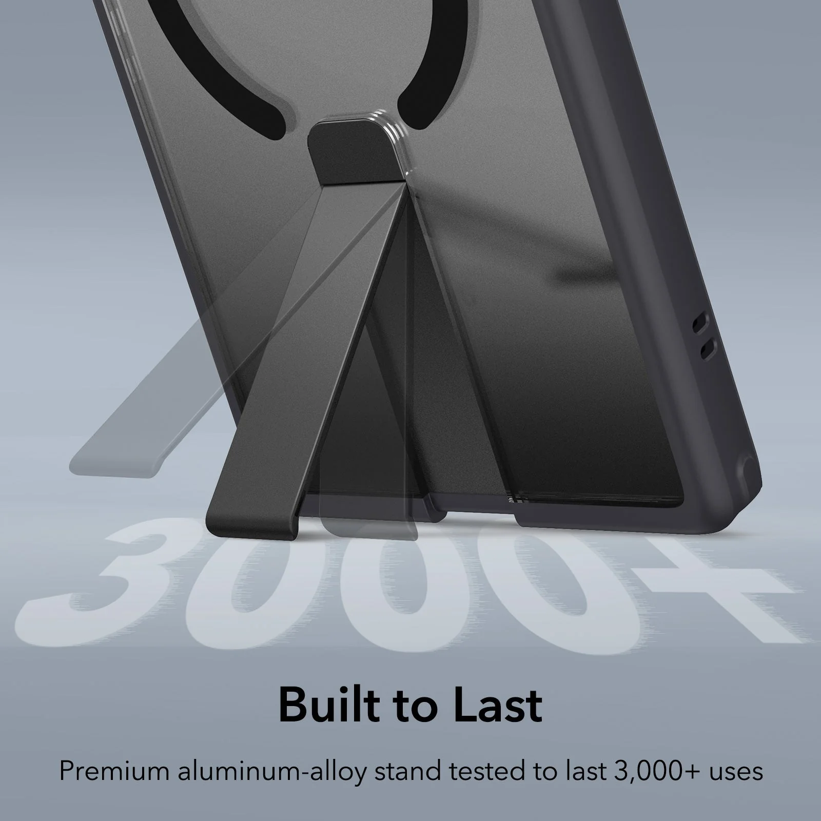 Galaxy S24 Ultra Boost Flickstand Case (HaloLock) - Frosted Black - Image 4