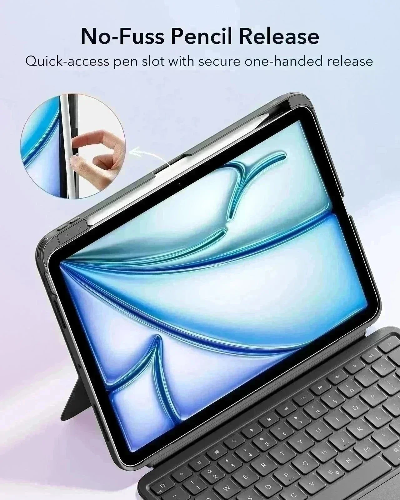 iPad 10th Gen Flex Keyboard Case (Detachable) - US Layout-Pink - Image 8