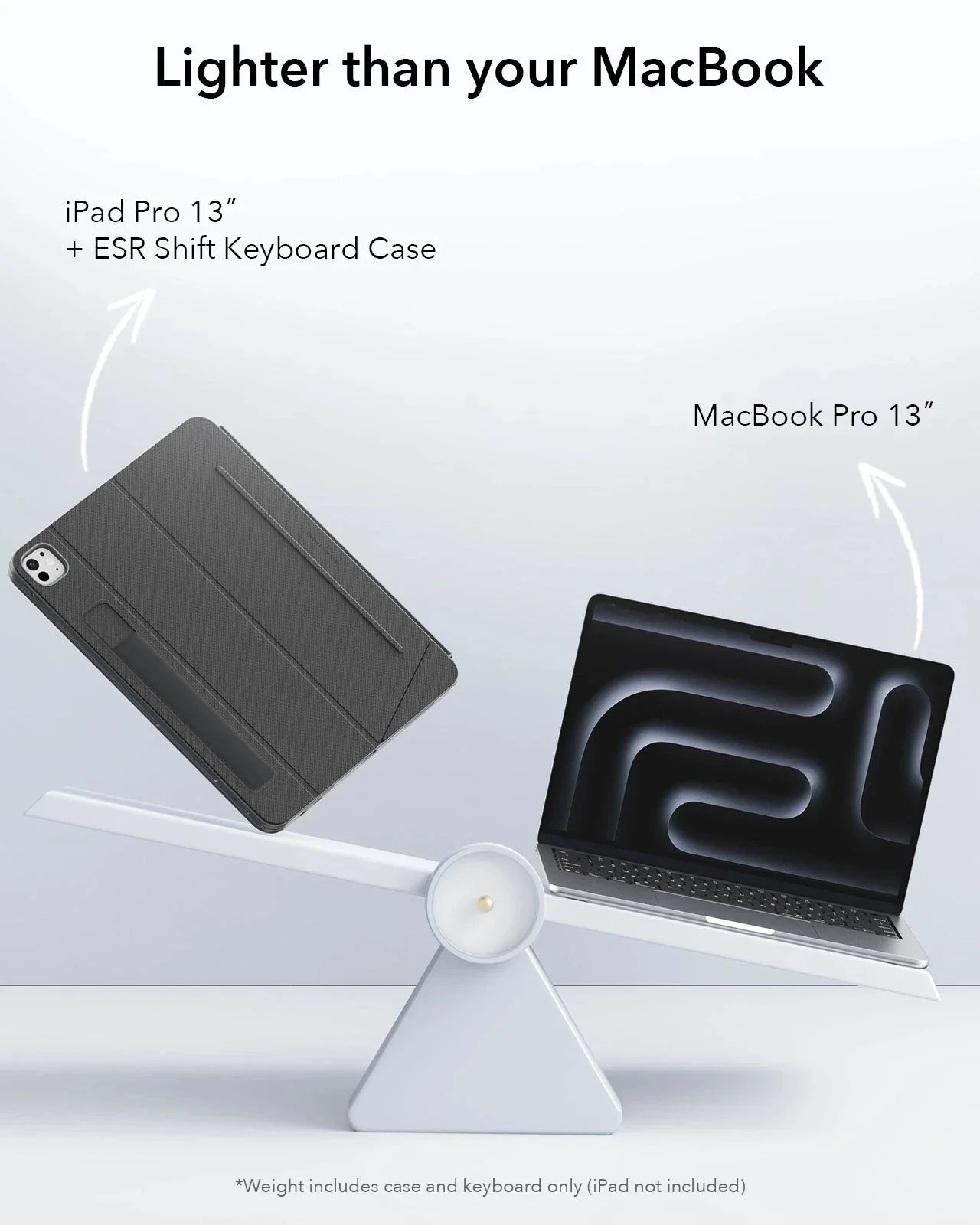 iPad Pro 13" (2025) Shift Keyboard Case (Detachable) - US Layout - Dark Gray - Image 9