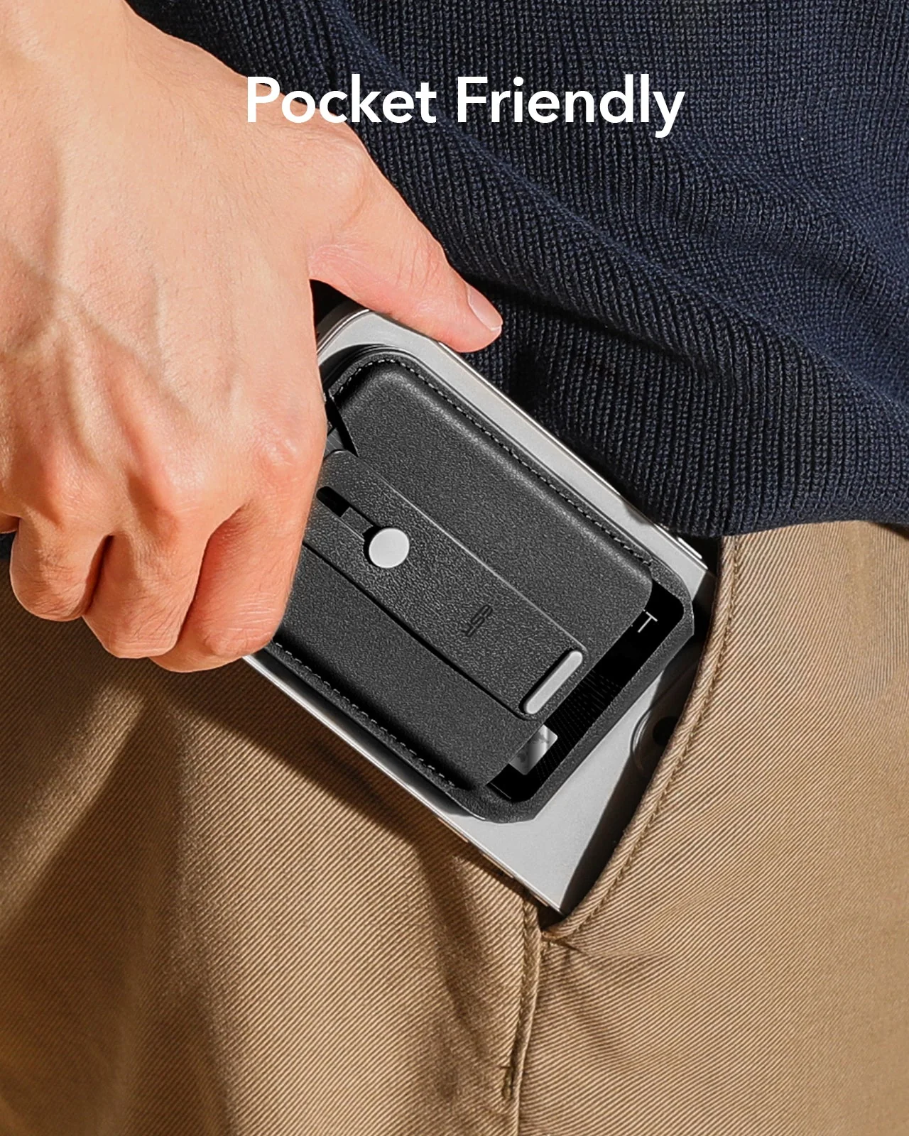Grip Wallet Stand (HaloLock) - Desert Titanium - Image 9