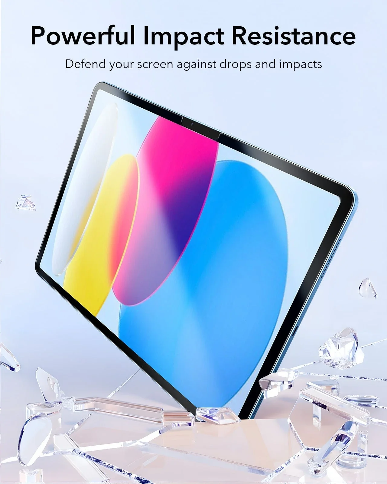 iPad 11" (A16, 2025) Paper-Feel Tempered Glass Screen Protector - 2 Pack - Image 6