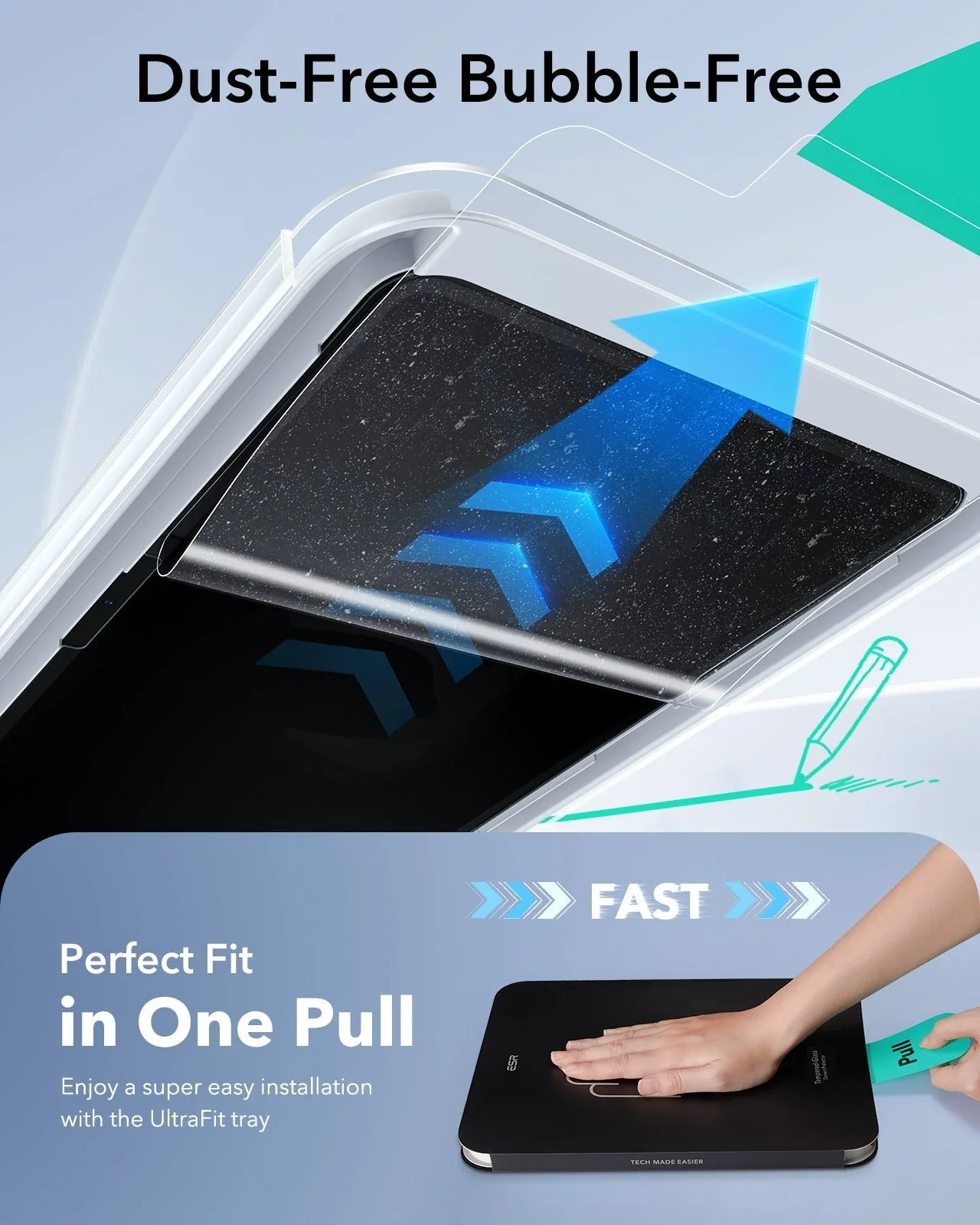 iPad 10th Generation UltraFit Classic Paper-Feel Screen Protector – 2 Pack - Image 5