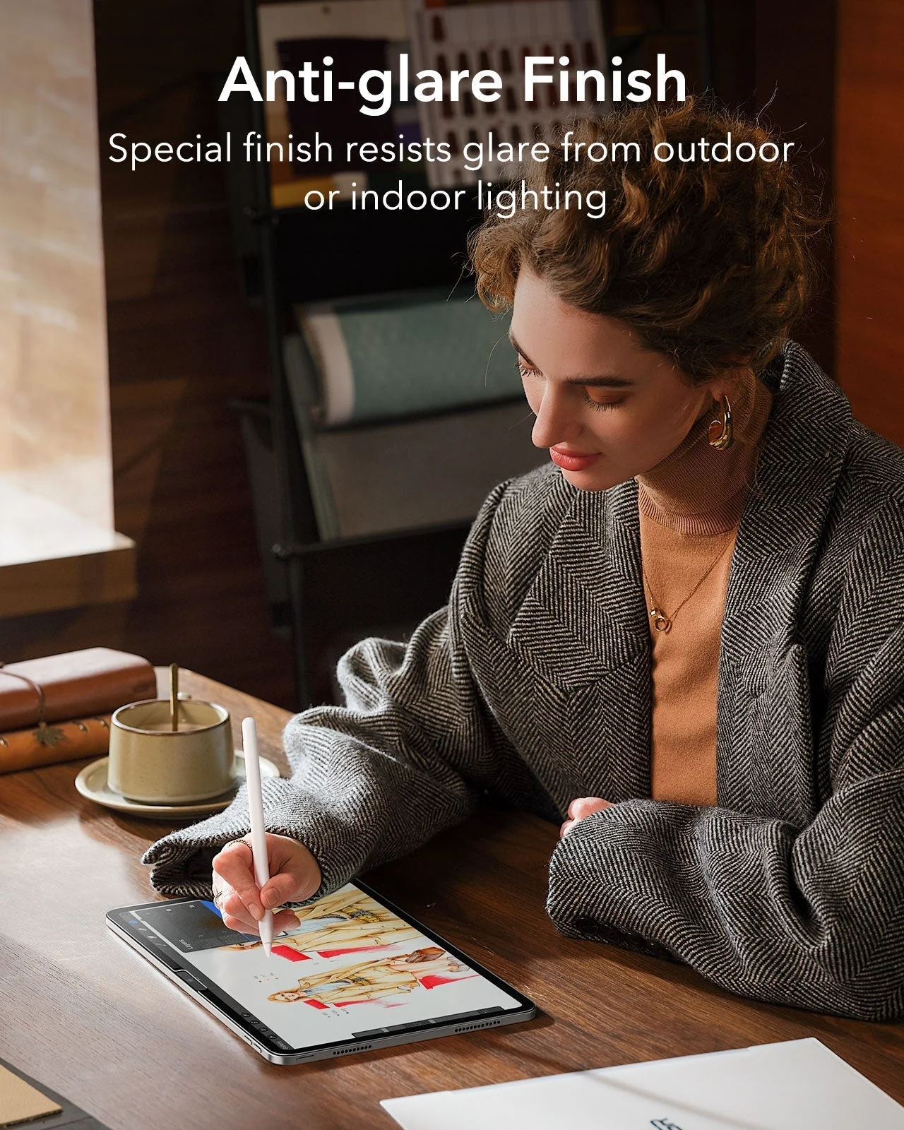 iPad 11" (A16, 2025) Paper-Feel Screen Protector - 2 Pack - Image 9