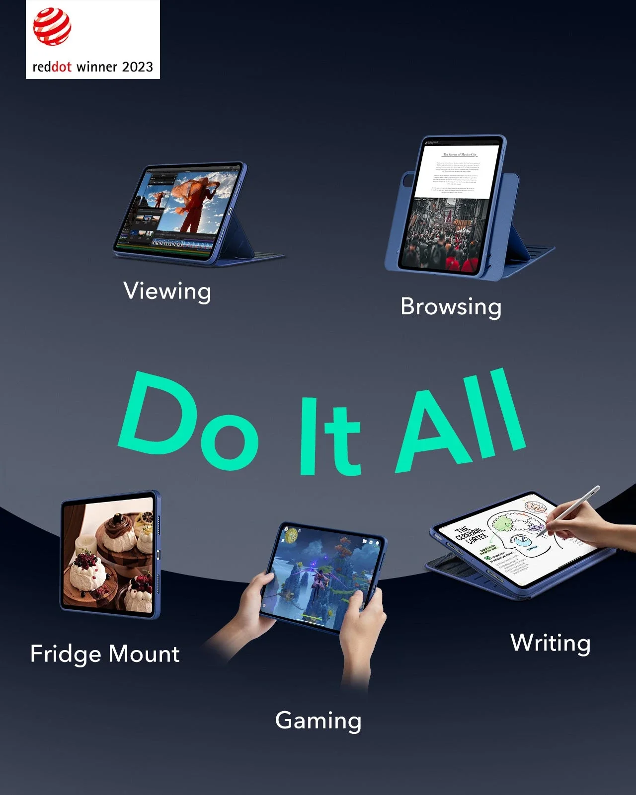 iPad Air 11ʺ (2024) Shift Transformation Bundle - Navy Blue - Image 3