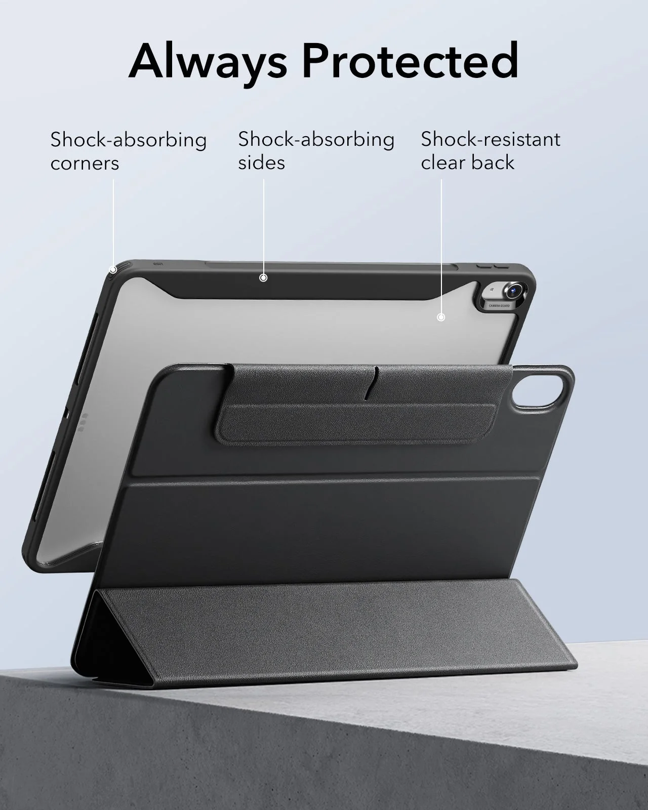 iPad Air 13ʺ (2024) Rebound Hybrid Case 360 - Navy Blue - Image 7