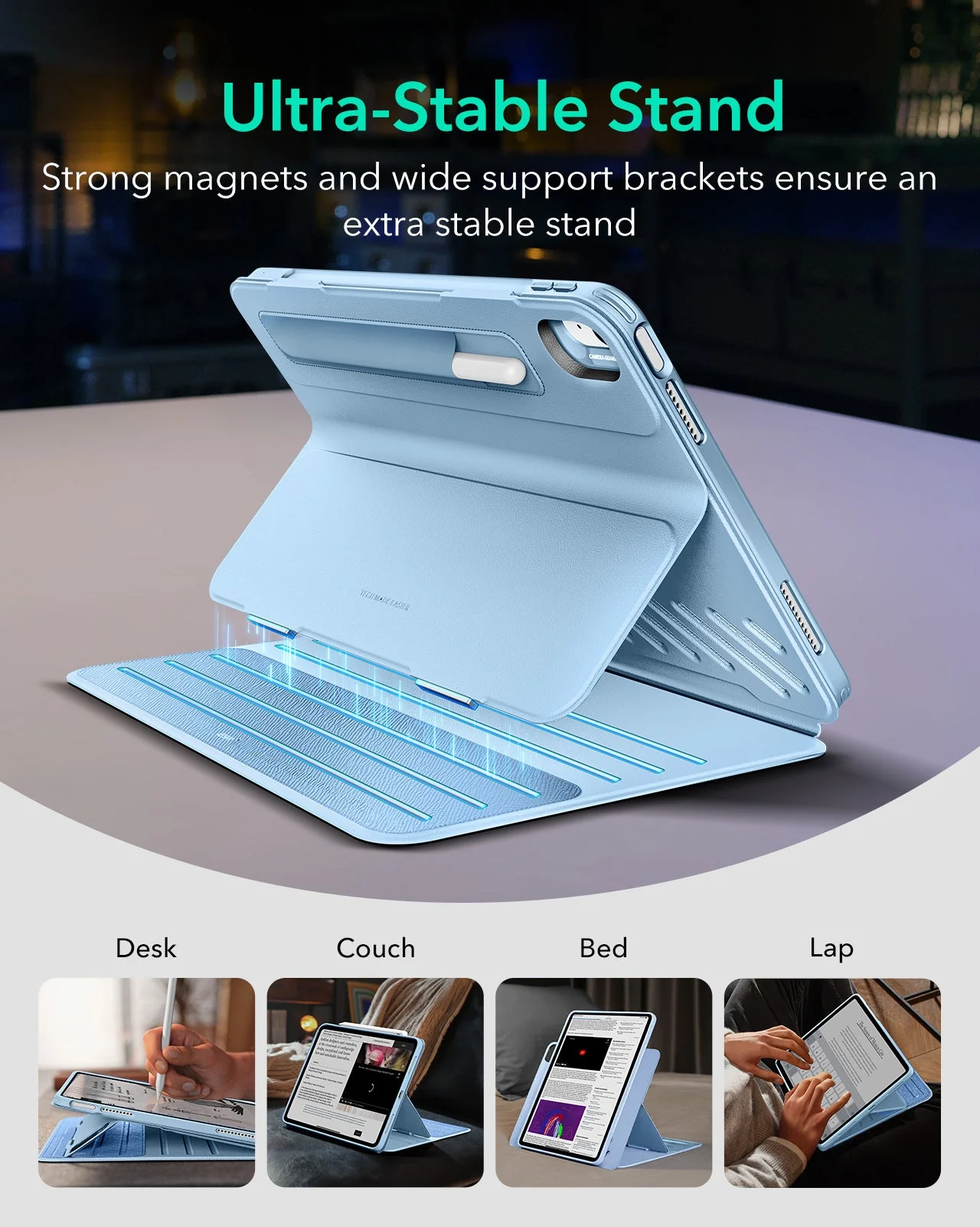 iPad Air 13" (2025) Shift Magnetic Case - Blue - Image 3