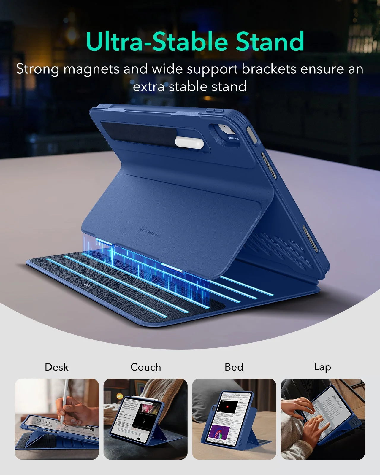iPad Air 13ʺ (2024) Shift Magnetic Case - Navy Blue - Image 3
