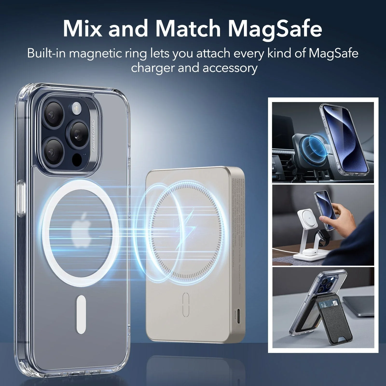 iPhone 15 Pro Classic Hybrid Case (HaloLock) - Clear - Image 7