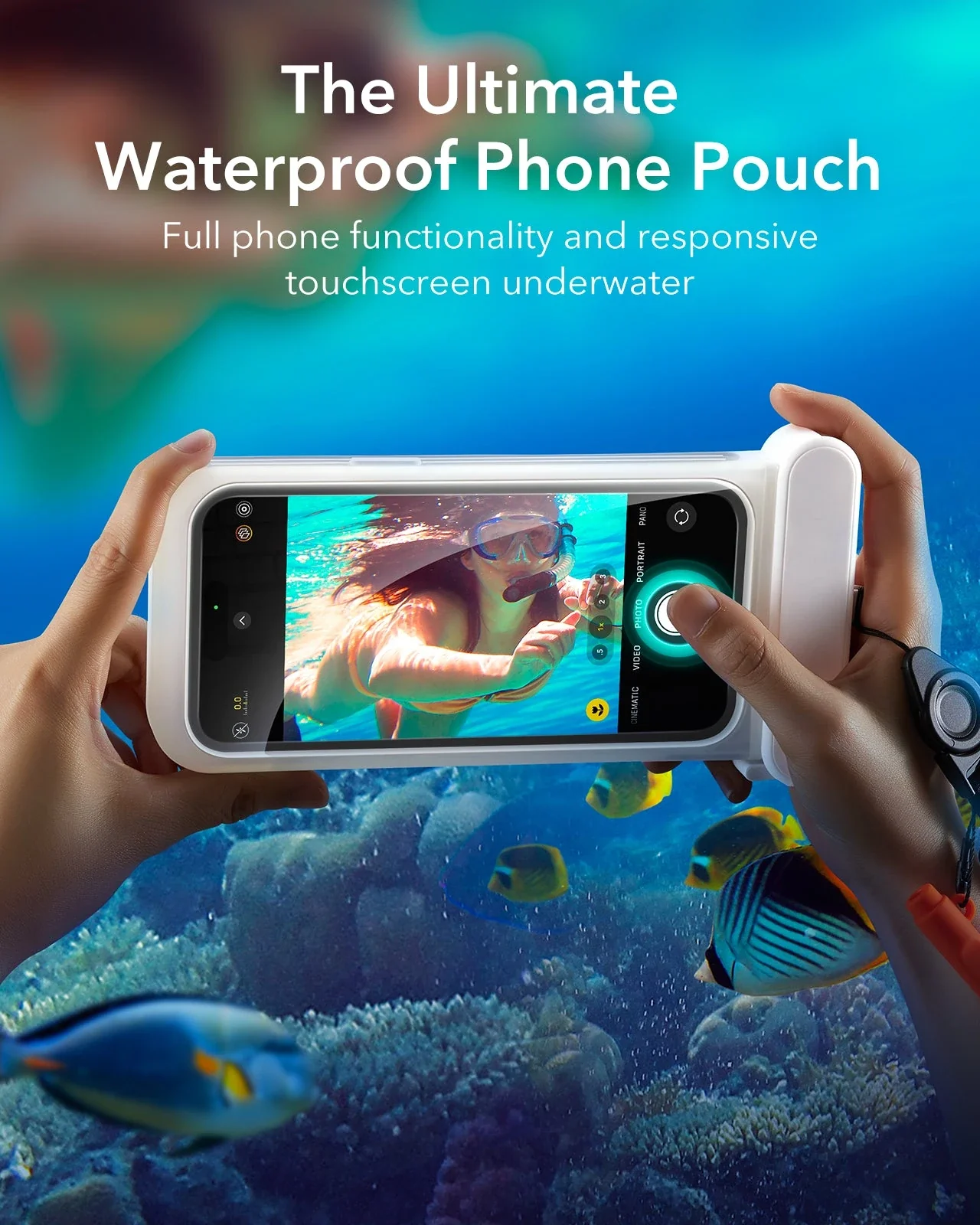 iPhone 15 Pro Max/14 Pro Max Waterproof Phone Pouch Pro - Titanium - Image 3