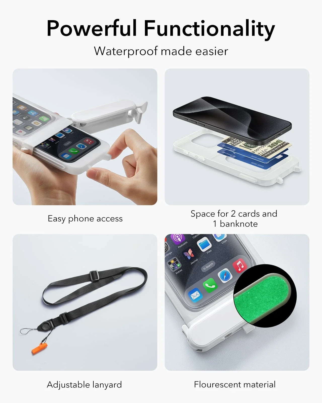 iPhone 15 Pro Max/14 Pro Max Waterproof Phone Pouch Pro - Titanium - Image 9
