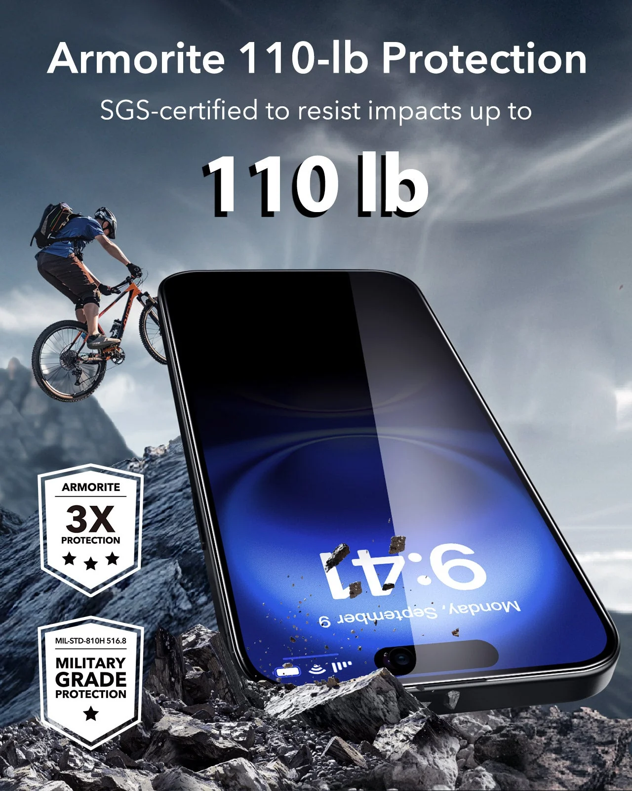iPhone 16/15 UltraFit Armorite Privacy Screen Protector - 3 Pack - Image 5