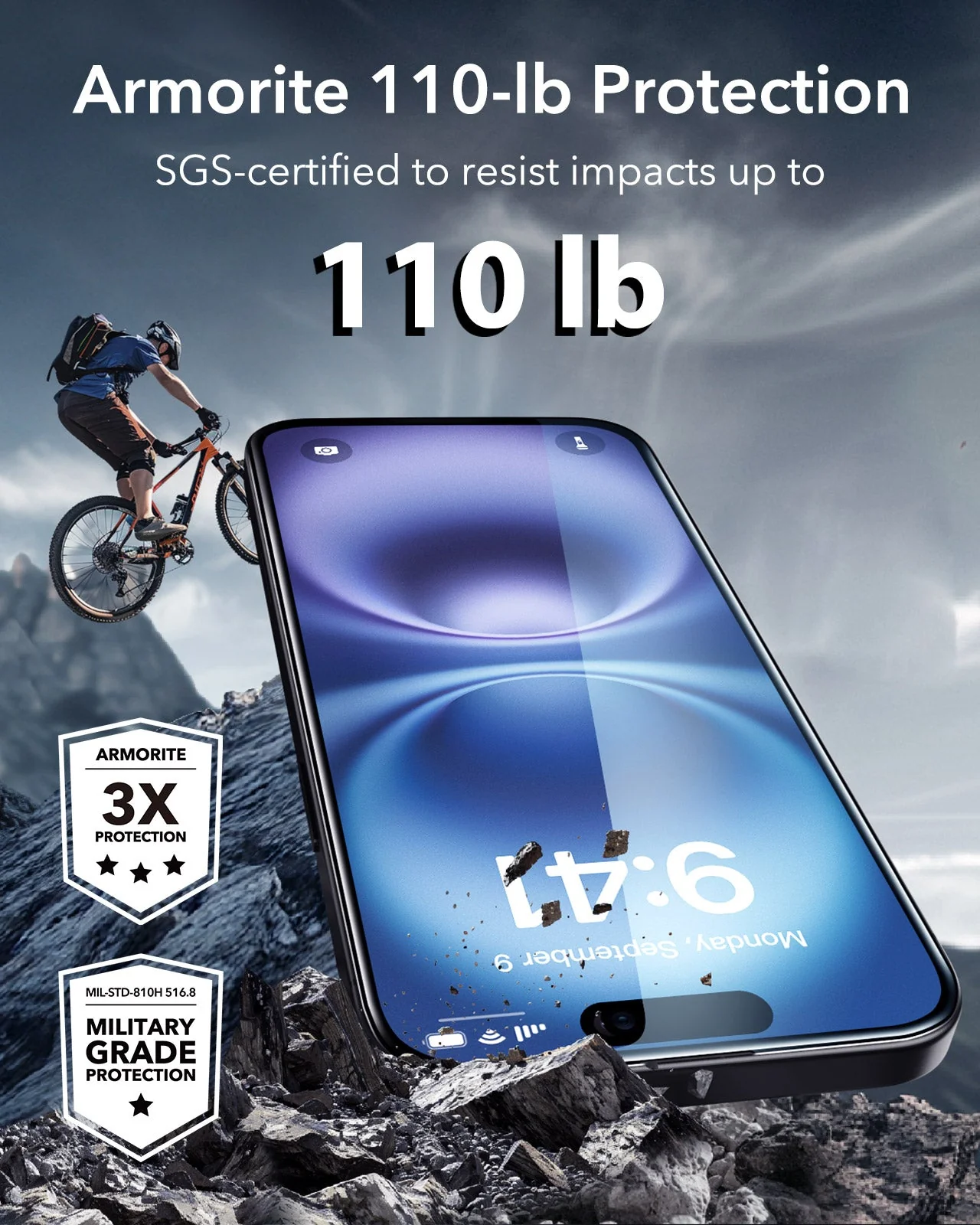 iPhone 16/15 Armorite Screen Protector - 3 Pack - Image 6