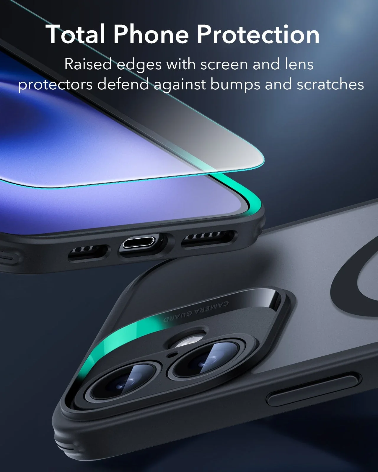 iPhone 16 Classic Pro Case (HaloLock) Set - Clear - Image 5