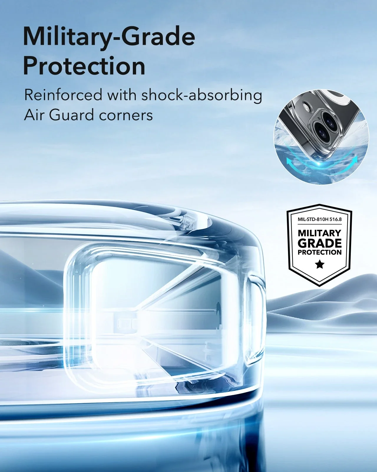iPhone 16 Plus Zero Clear Case (HaloLock) - Clear - Image 6