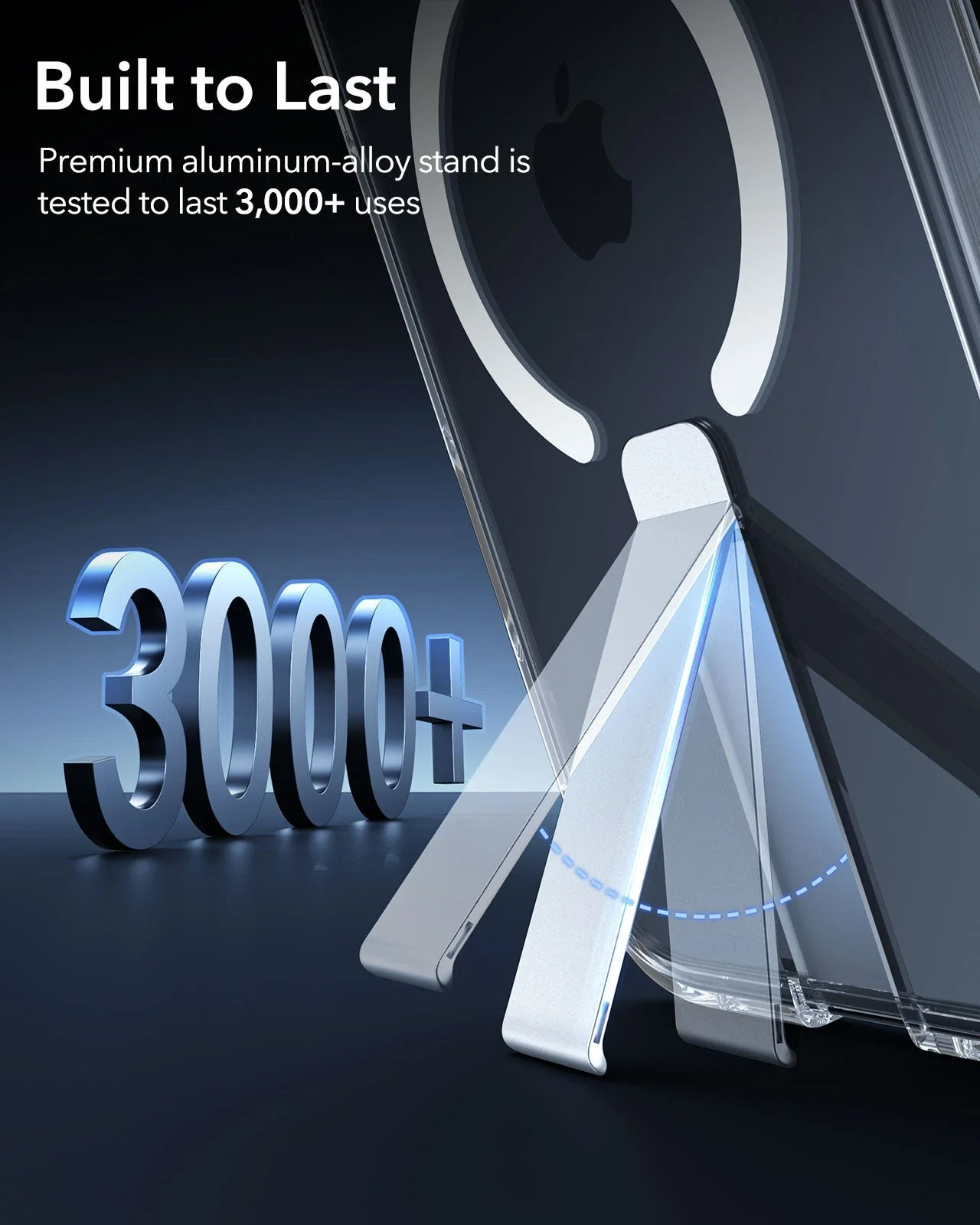 iPhone 16 Pro Boost Flickstand Case (HaloLock) - Clear - Image 6