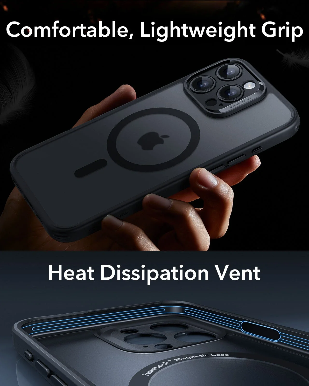 iPhone 16 Pro Classic Pro Case (HaloLock) Set - Clear - Image 7