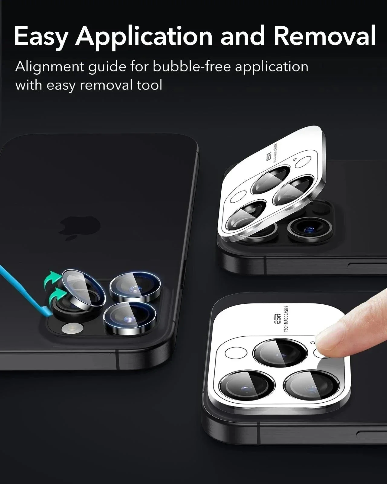 iPhone 16 Pro Max Cyber Tough Magnetic Case Privacy Protection Bundle (Camera Control, Stash Stand) - Black - Image 19