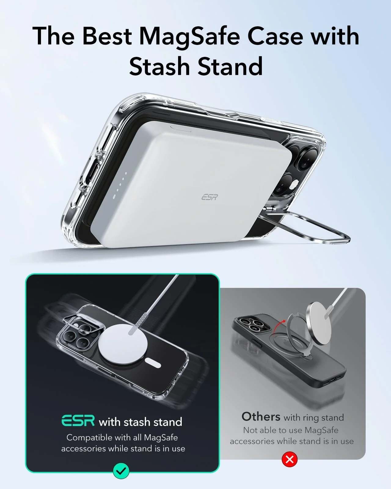iPhone 16 Pro Wireless Charging Bundle - Frosted Black - Image 3