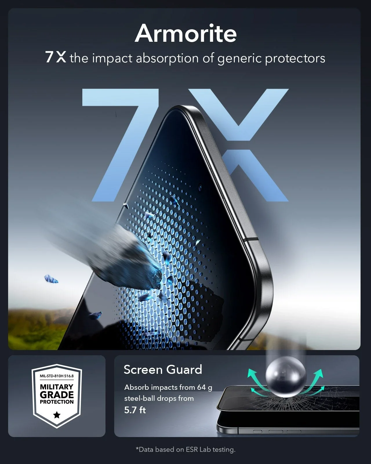 iPhone Air UltraFit Armorite®️ Privacy Screen Protector - 3 Pack - Image 6