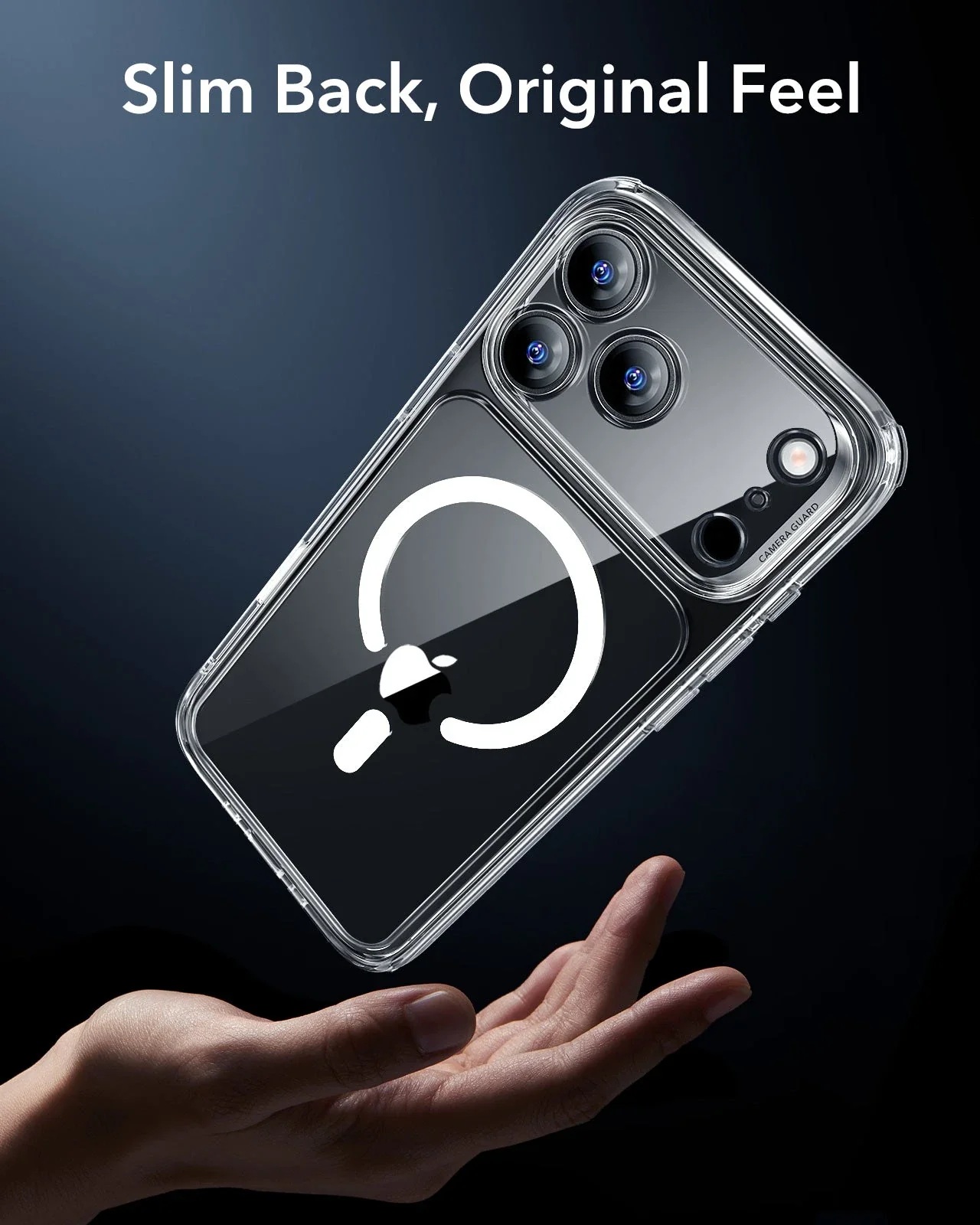 iPhone 17 Pro Max Classic Hybrid Magnetic Case (Camera Control) - Clear - Image 7