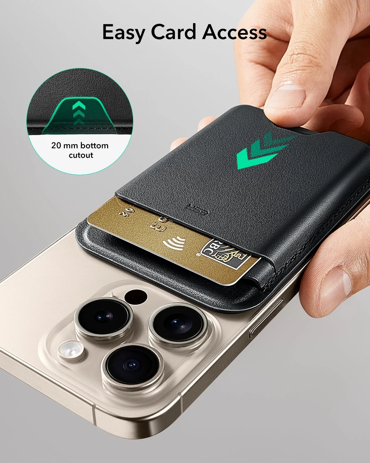 Magnetic Wallet Boost (HaloLock) - Black - Image 6
