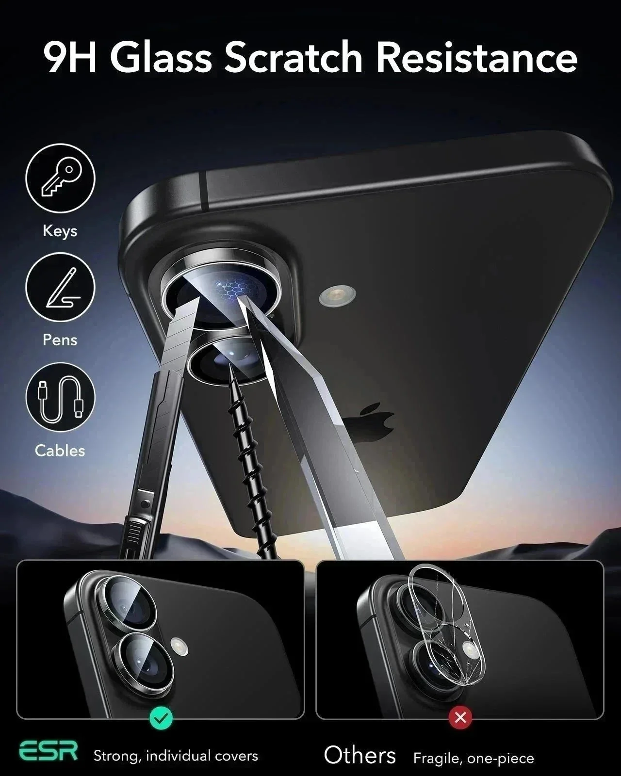 iPhone 17 Bundle Classic Hybrid Magnetic Case (Camera Control, Stash Stand) and Armorite Privacy Screen Protector - Clear - Image 16