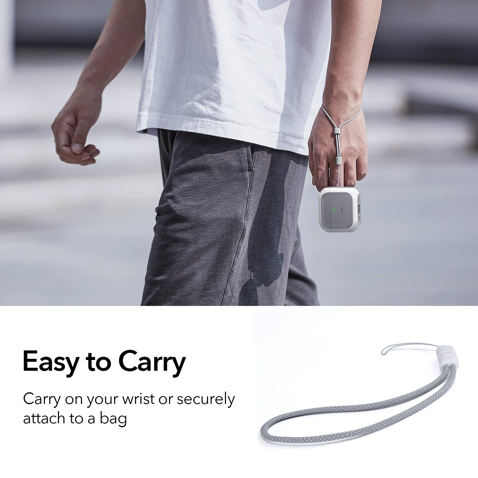 Orbit Hybrid Everyday-Carry Bundle for AirPods 4 - White - Image 8