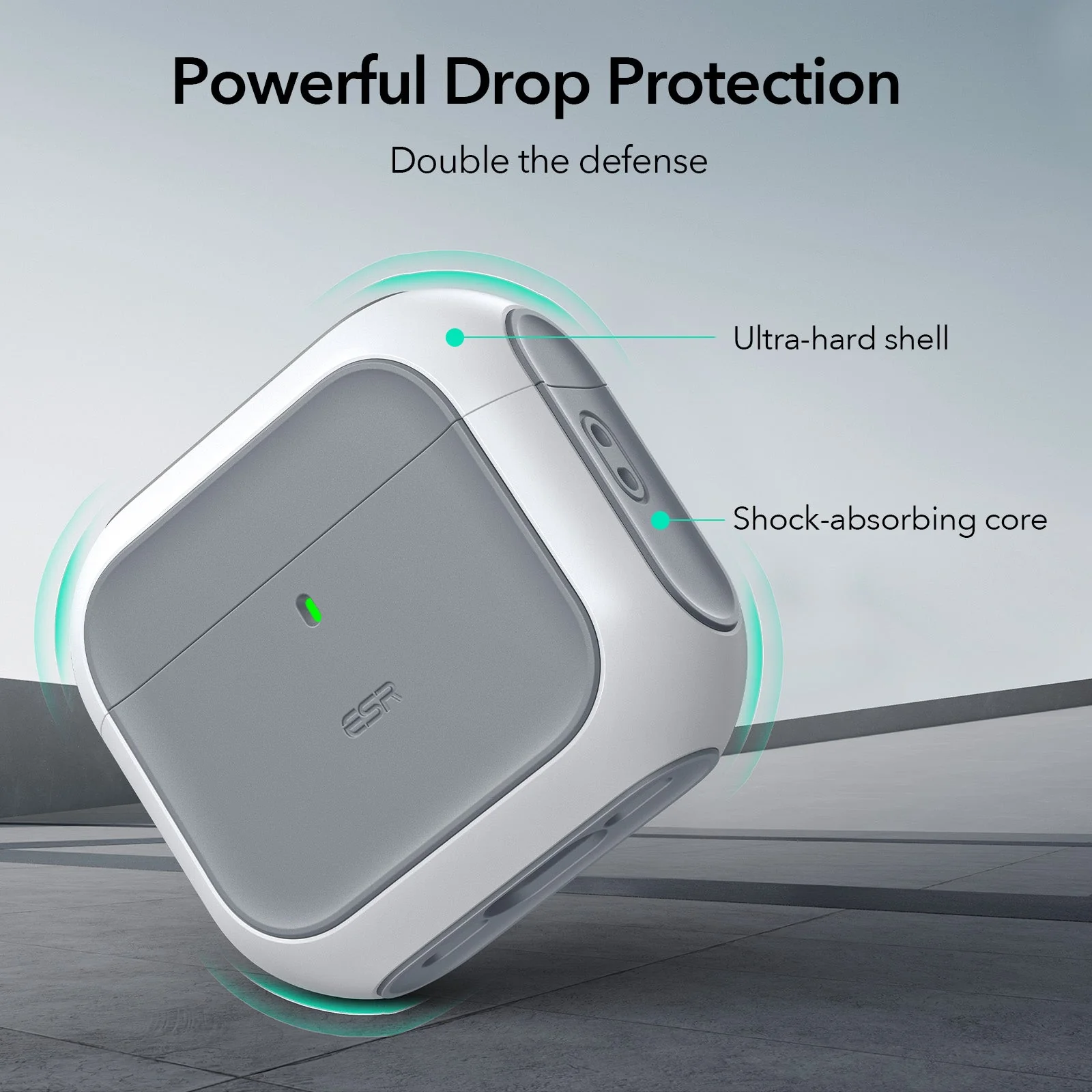 Orbit Hybrid Snap-and-Charge Bundle for AirPods 4 - White - Image 6