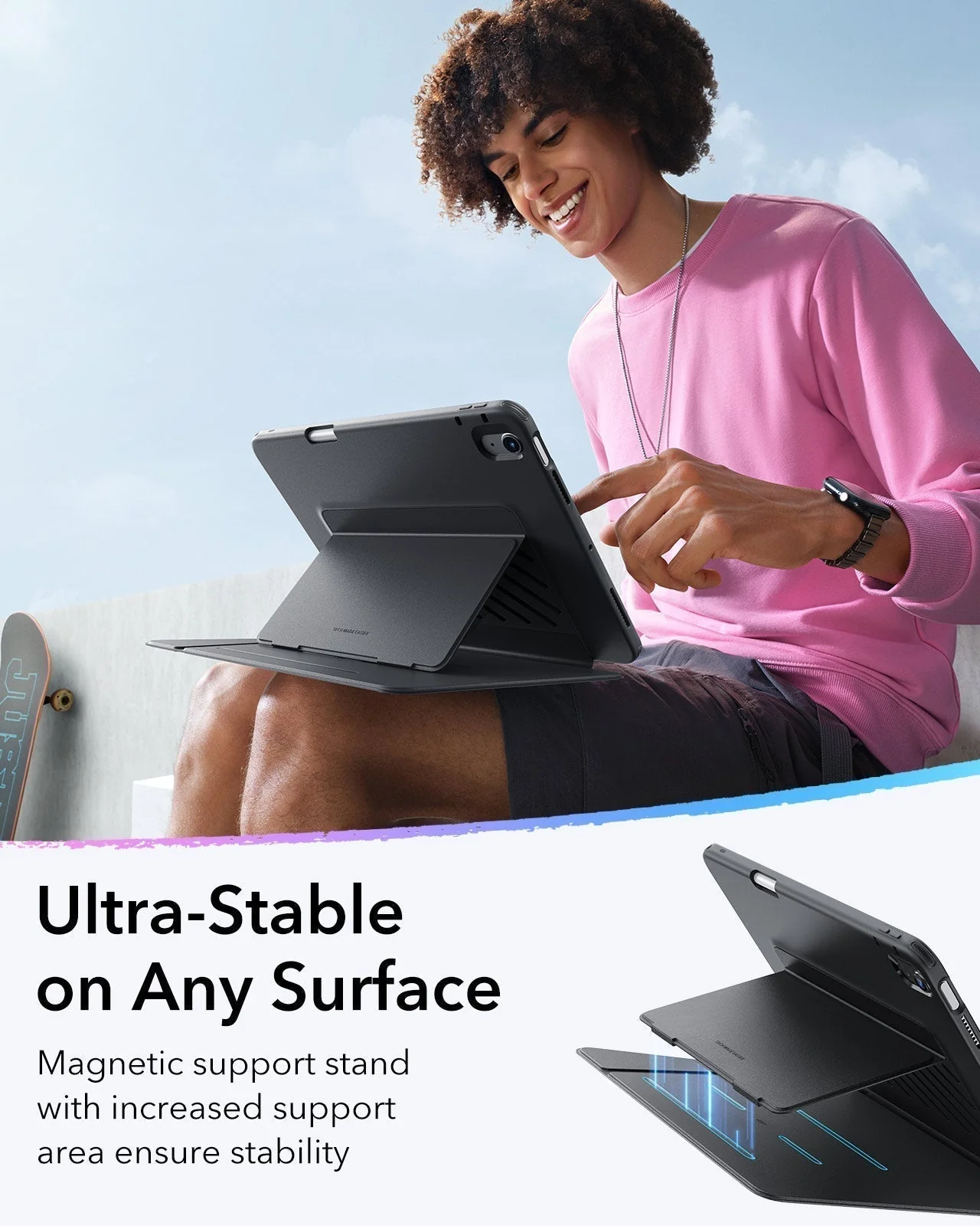 iPad Air 11" (2025) Flip Transformation Bundle - Starlight - Image 6
