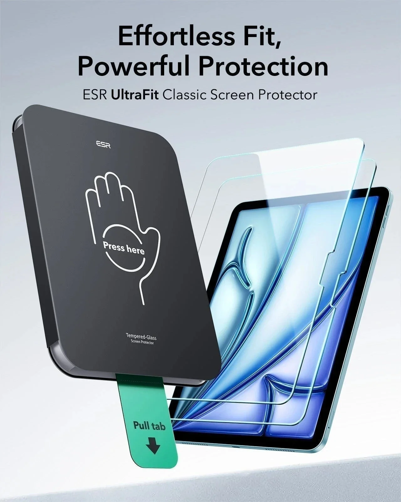 iPad Air 11” (2025) Rebound Magnetic Keyboard Case 360 Protection Paper-Feel Bundle-US Layout-Black - Image 18